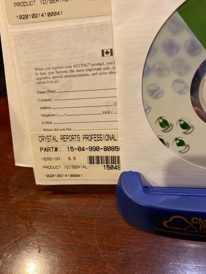 NEW Seagate Crystal Reports Professional for ACCPAC Advantage Series Version 8.5 - Image 3 of 3