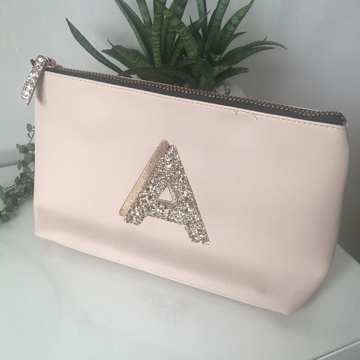 Initial store cosmetic bag