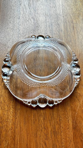 Vintage 1940's Duncan Miller Teardrop Clear Square Small Candy Bowl Dish - Picture 5 of 5