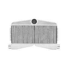 Cxracing Twin Turbo Aluminum Intercooler For Mustang Camaro 2in 1out