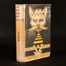 1935 The Cat with the Moustache Simon First Edition Signed Very Scarce Dust W...