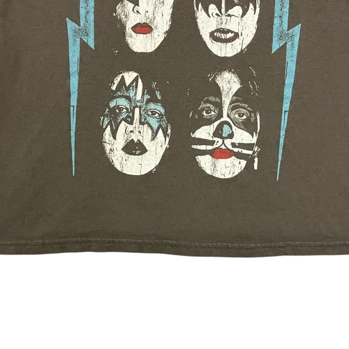 KISS T-Shirt Grey Womens M Short Sleeve Rock Band Music 100% Cotton - Picture 3 of 9