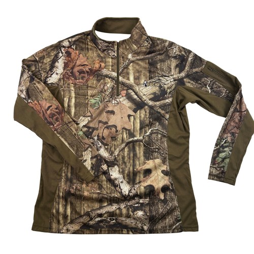 Rocky Pullover Shirt Womens Medium ScentIQ Atomic Camo Hunting Outdoor Polyester