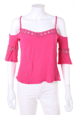 Pimkie COLLECTION Blouse Cold-Shoulder Lace D 36 pink