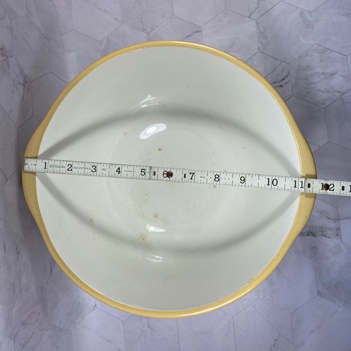 Gripstand T.G. Grüne England Schale 11 1/4 Zoll Yellow-ware 4 Quart schön! - Bild 19 von 19