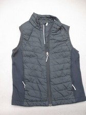 Columbia Size 2XS 4/5 Boys Gray Full Zip High Neck Pocket Insulated Vest 835