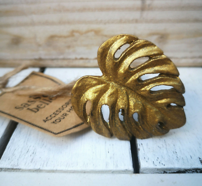 Mbelknopf Vintage Monstera Blatt Messing Gold Pflanze Mbelknauf Knauf  Metall | eBay