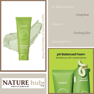 beplain Greenful pH-Balanced Face Wash 2.7 fl oz / 80ml