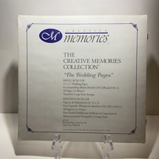 Creative Memories "The Wedding Pages" 12x12 15 Refill Sheets Sealed