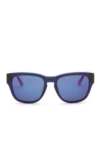 Gafas de sol cuadradas PUMA, para hombre Bo Kaap 53 mm lente azul espejo borde completo - Imagen 4 de 7