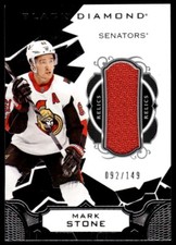2018-19 Upper Deck Black Diamond Relics Mark Stone 092/149 Ottawa Senators