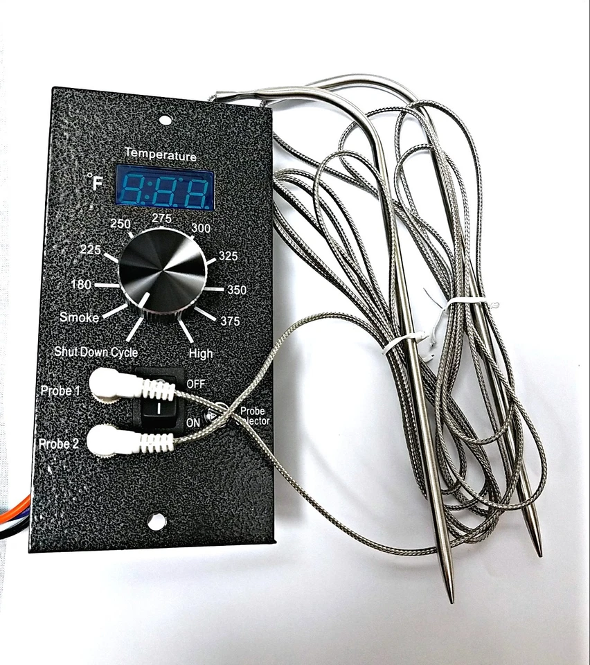 PRO DIGITAL THERMOSTAT CONTROLLER fits TRAEGER & PIT BOSS + RTD & Meat PROBES Foto 4 de 4