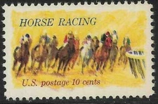 Scott 1528 US Stamp 1974 10c Horse Racing MNH