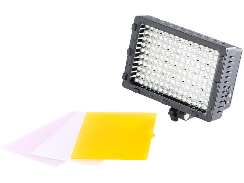 Lampe LED photo et vidéo Somikon pour réussir vos vlogs et portraits en intérieur
