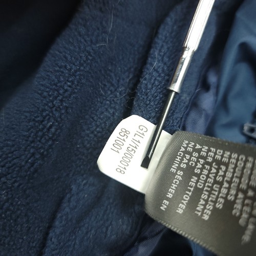 Onward Reserve Mens L Jacket Quilted Full Zip Blue Puffer Snap Waist Outdoor - Picture 7 of 11