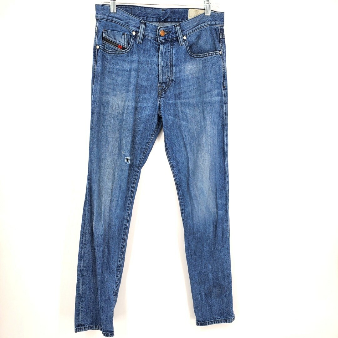 SANTOSH！　ディーゼル　MHARKY  W28 L32 Diesel Men's Jeans W28xL32 Mharky Slim Skinny Color:Blue