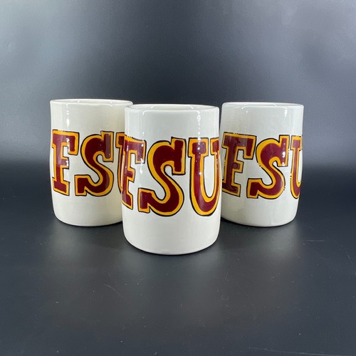 Lot 3 FSU Florida State University 160z Coffee Mugs Officially Licensed - 第 1/7 張圖片