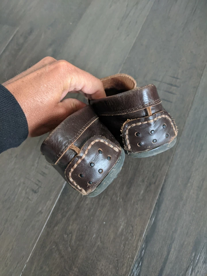 Umi Metro Mocasín Clásico Sin Cordones Cuero Marrón David Boys 13 Foto 2 de 4