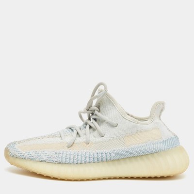 Yeezy x Adidas Boost 350 V2 Cloud NonReflective Size 40 BlueWhite Knit Fabric