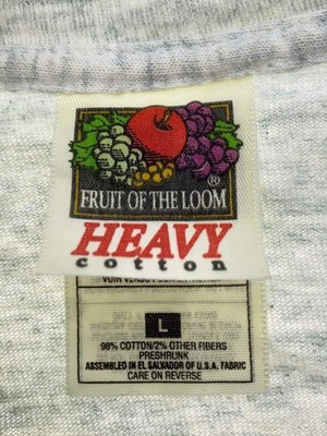 Cotton Gray Print Tee by FRUIT OF THE LOOM PIXIES Doolittle L | eBay