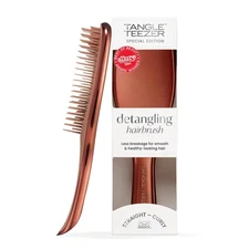Tangle Teezer Chrome Ultimate Detangler Brush Wet & Dry Chocolate Bronze