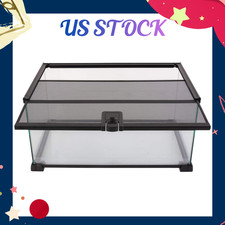 NEW 10 Gallon Glass Reptile Tank Terrarium 20"x12"x10" Screen Top Habitat