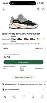 Adidas Yeezy Boost 700 V1  Wave Runner '' - Neu & OVP
