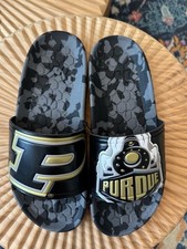Purdue University Boilermakers HYPD Slydr Sports Sandals Slides Shower Beach