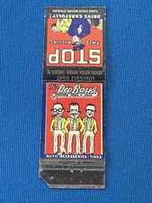 The Pep Boys Auto Parts Supplies Cornell Service Matchbook Cover Lt#2263