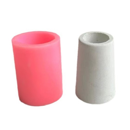 Handicrafts Making Cylinders Molds Silicone DIY 3D Candlesticks Casting Handmade - Picture 4 of 8