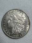 1889 Morgan Dollar VAM-22 Bar Wing/Far Date Variety - XF Details 90% Silver