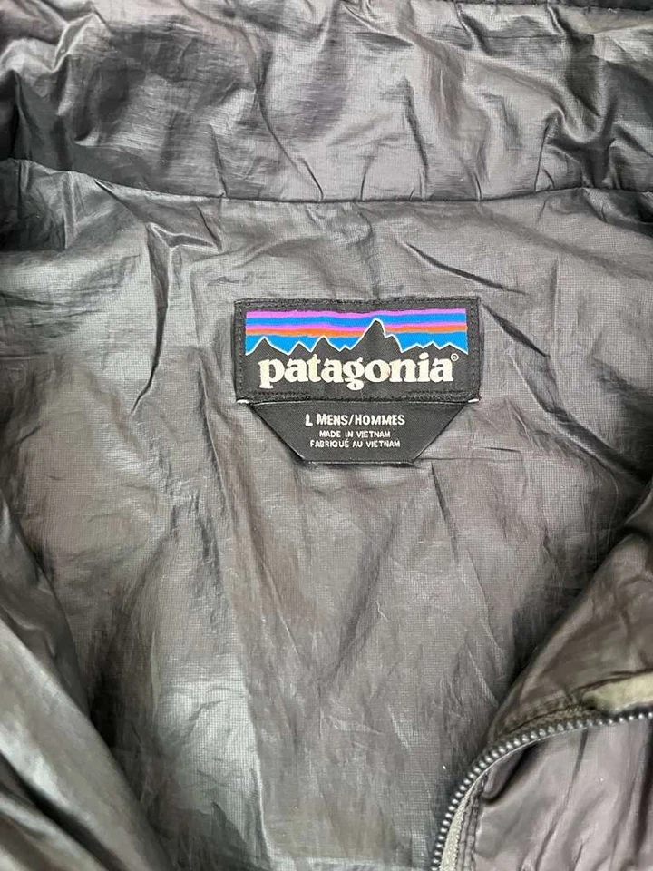 Colete Patagonia Nano Puff Masculino Grande Preto Tampão Isolado Primaloft Embalável - Imagem 2 de 4