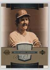 2003 Upper Deck Sweet Spot Classic Game-Used Memorabilia Rollie Fingers HOF 7xr