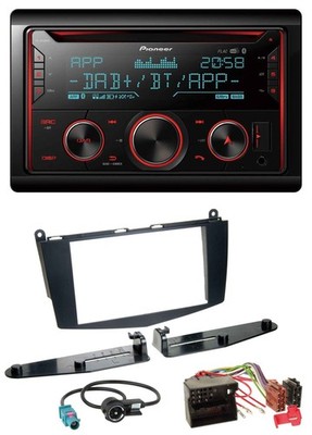 Pioneer 2DIN DAB MP3 Bluetooth USB CD Car Stereo for Mercedes C-Class 07-11 No