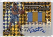 2016 Panini Spectra In the Zone Memorabilia Gold 1/10 Juan Hernangomez Auto 10qe
