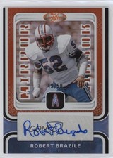 2024 Certified Mirror Signatures Orange 49/50 Robert Brazile Auto HOF 1h5t