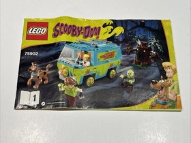 Lego 75902 The Mystery Machine Scooby-Doo Instruction Booklets Manuals 1 and 2