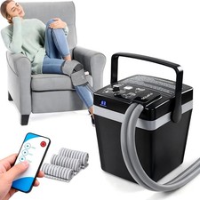 Cold Therapy Machine, Portable Ice Machine for Knee After Surgery with Adjust...