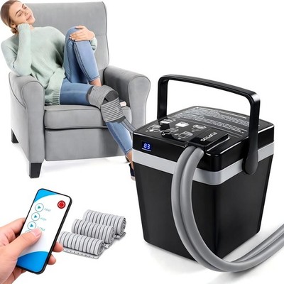Cold Therapy Machine, Portable Ice Machine for Knee After Surgery with Adjust...