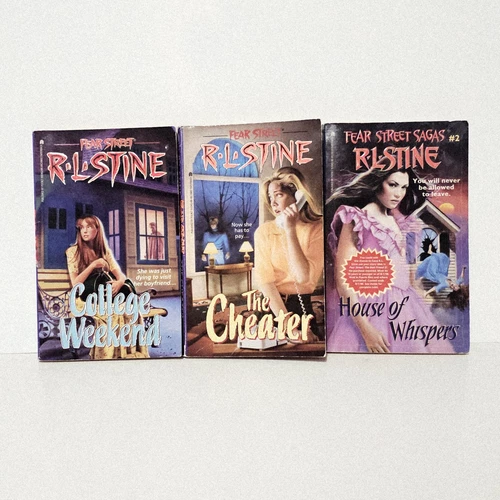R.L. Stine Fear Street Series Paperback Books Horror Novels Lot Of 3 Vintage