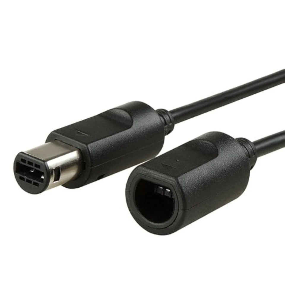 Lote de 2 cables de extensión de controlador de 6 pies para Wii GameCube nuevos 3Z Foto 2 de 3