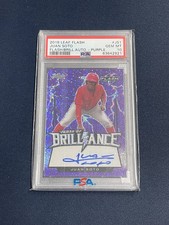 2018 Leaf Flash Juan Soto Purple Flash of Brilliance Auto Jsy # 22/25 PSA 10