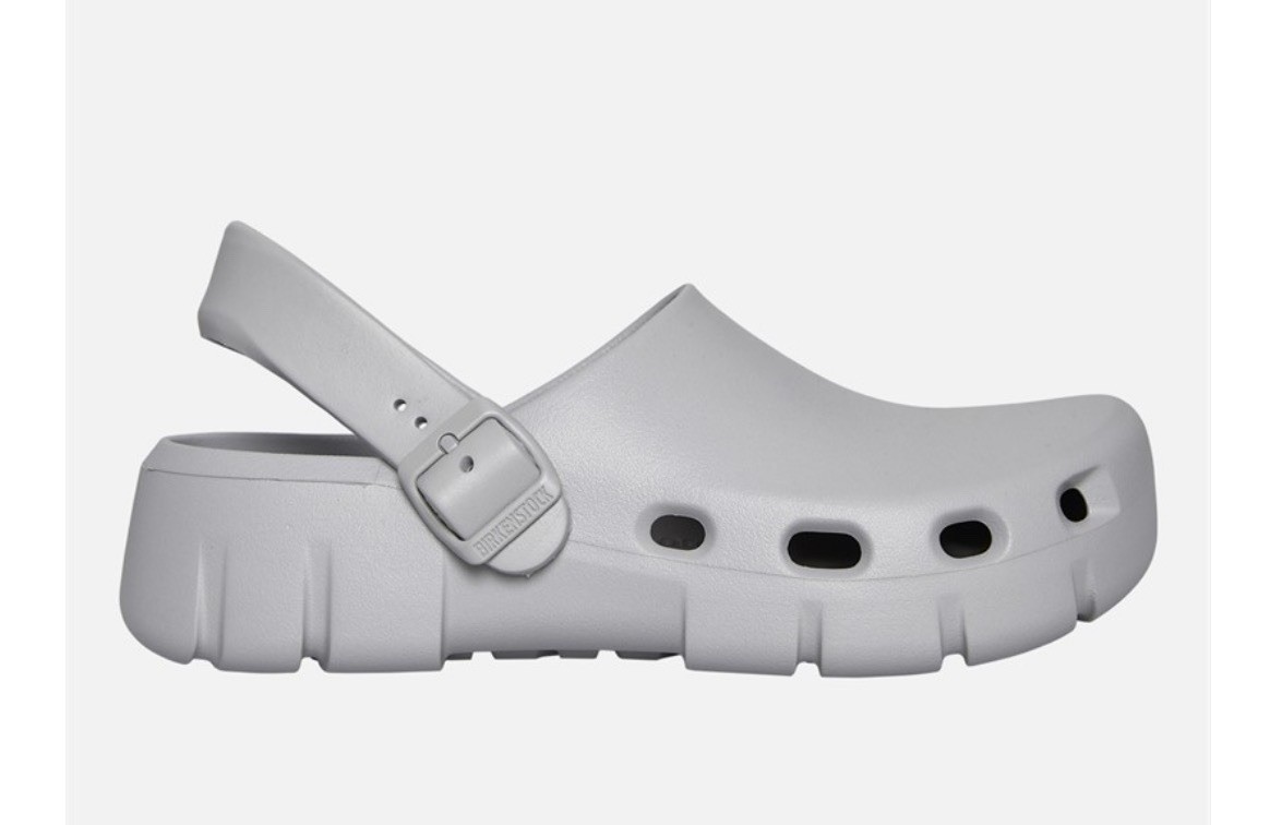Birkenstock Birki Flow EVA Clogs Stone Coin- Size 5.     RRP £69.99