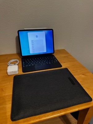 Apple iPad Pro 11-inch (2nd gen), Magic Keyboard, Pencil, Sleeve