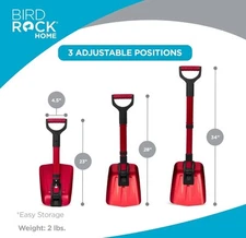 Folding Emergency Snow Shovel Compact Tool for Winter Survival, Car, Snowmobile