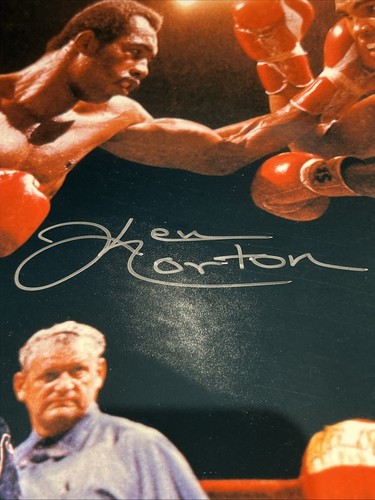 Ken Norton Signed 16x20 Action Photo Vs. Ali - OA COA & Hologram - Picture 4 of 4