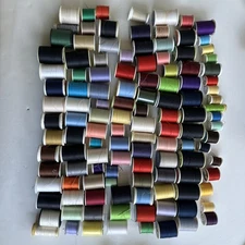 120 VINTAGE SPOOLS OF SEWING THREAD COLORFUL COATS EXCELL CENTENNIAL PRESTIGE ++