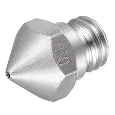 1 Pack 0.8mm 3D Printer Nozzle Stainless Steel Nozzle 1.75mm Filament