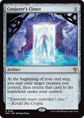 Conjurer's Closet - Commander: Aetherdrift DRC - 126 - NM - MTG
