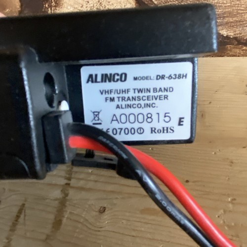 Alinco DR-638H VHF/UHF Dwupasmowy nadajnik-odbiornik FM Radio - Zdjęcie 10 z 14